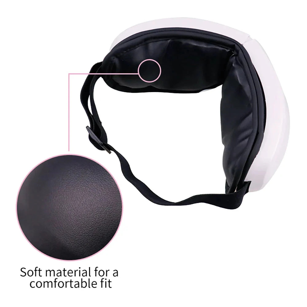 Masajeador de Ojos 6D con Compresión de Aire y Bluetooth