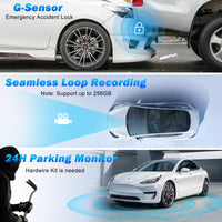 Dash Cam Front and Rear, 4K Full HD Dash Camera with Built-In Wifi GPS, Super Night Vision, WDR, 24H Parking Mode, 32GB Card Included