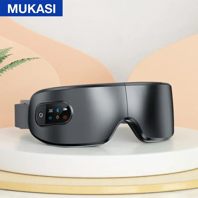 Masajeador de Ojos MUKASI con Calor, Vibración y Bluetooth