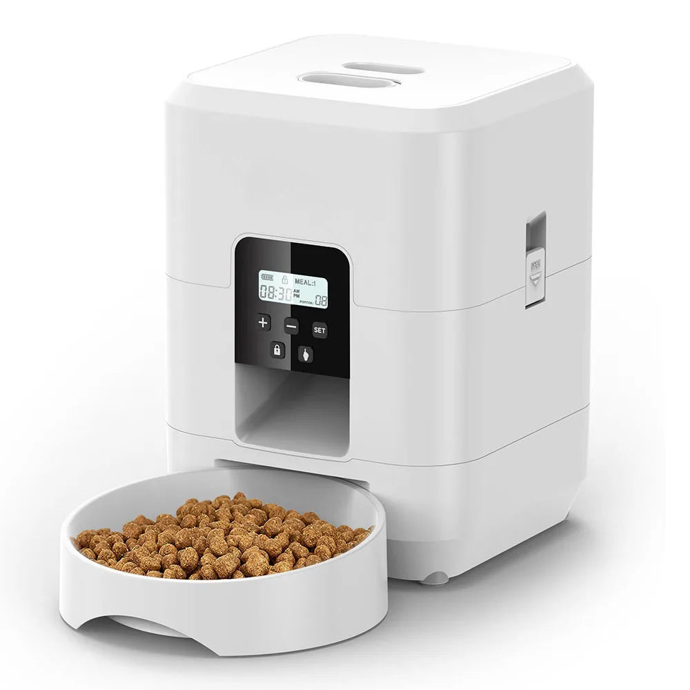 Dispensador Automático de Comida para Perros y Gatos | Alimentación Programada