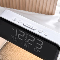 Multifunction Alarm Clock | Wireless Charger Night Lamp