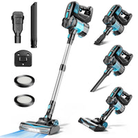 Cordless Vacuum Cleaners, 6-In-1 Lightweight Stick Vacuum for Hardwood Floor Carpet Pet Hair, V770
