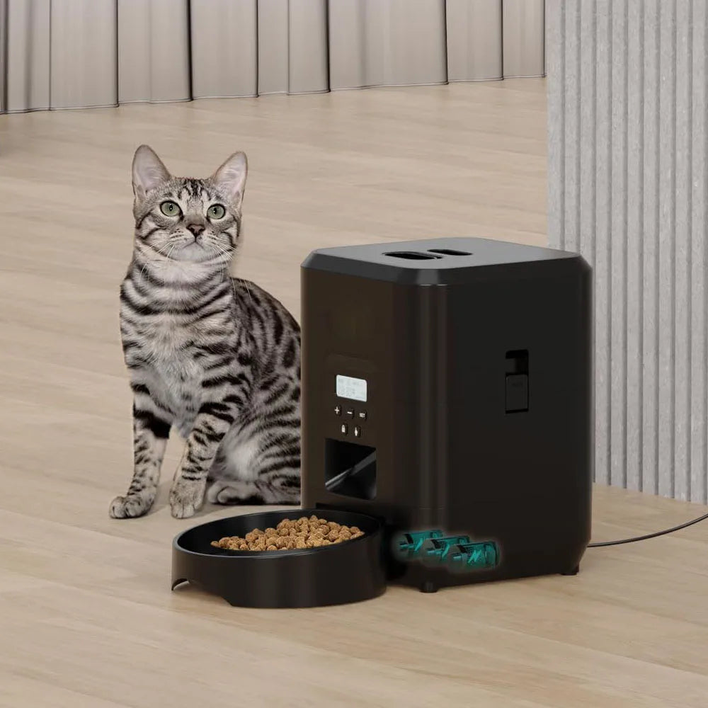 Dispensador Automático de Comida para Perros y Gatos | Alimentación Programada
