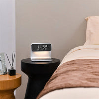 Multifunction Alarm Clock | Wireless Charger Night Lamp