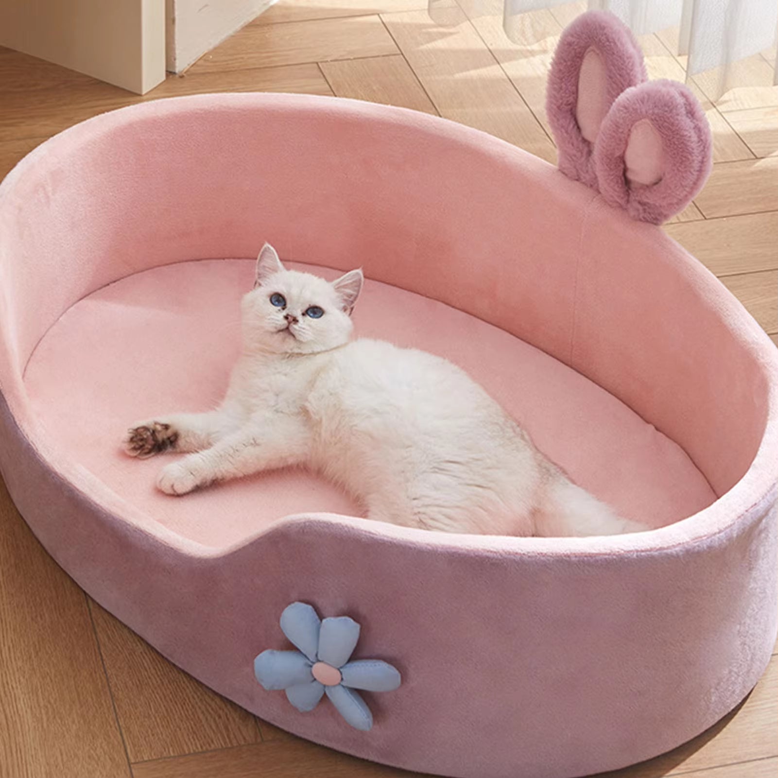 Cama Suave para mascotas Perros y Gatos | Lavable y Desmontable