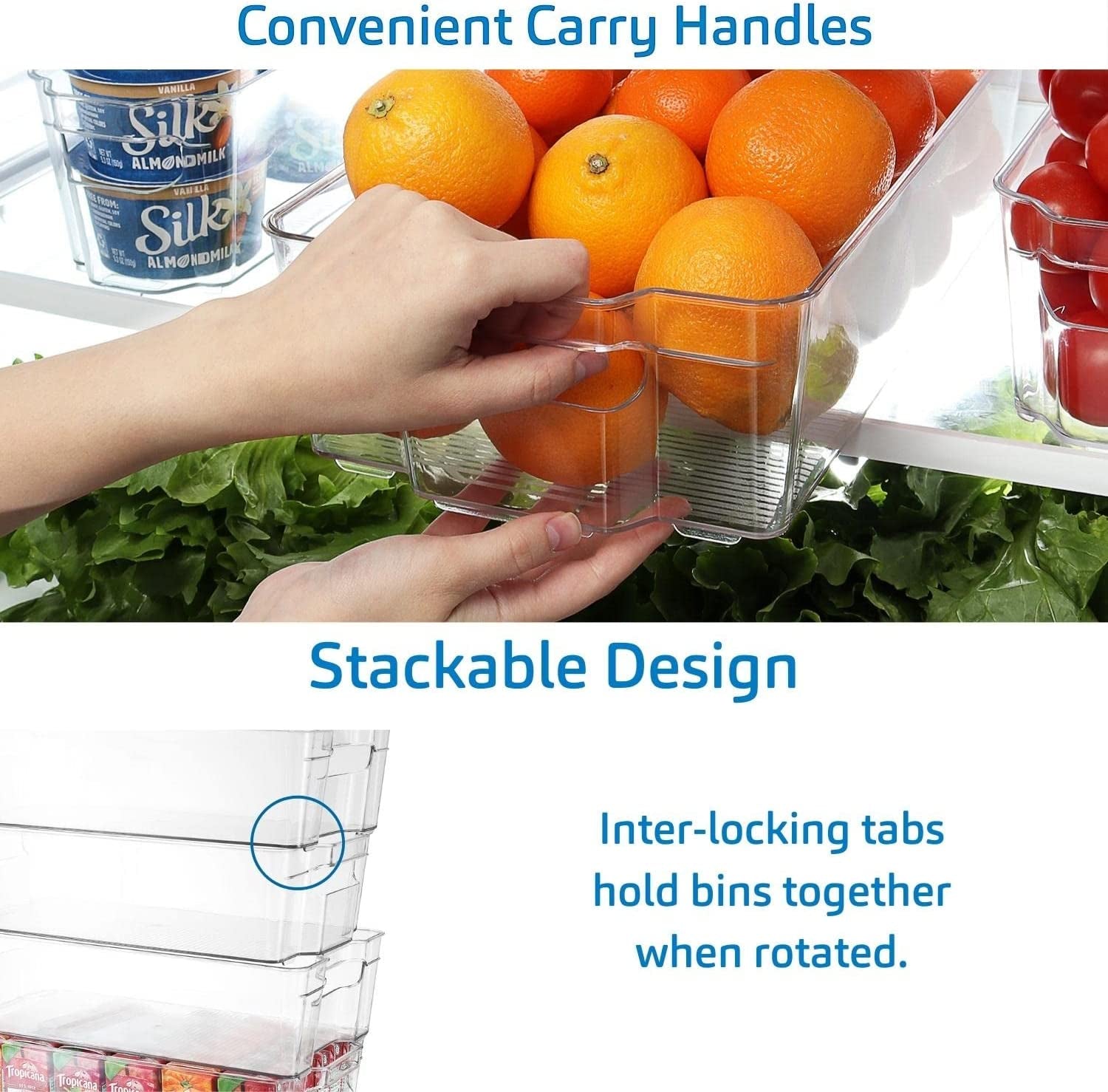 FridgeFlex™ – Organizador de Refrigerador de 8 Piezas