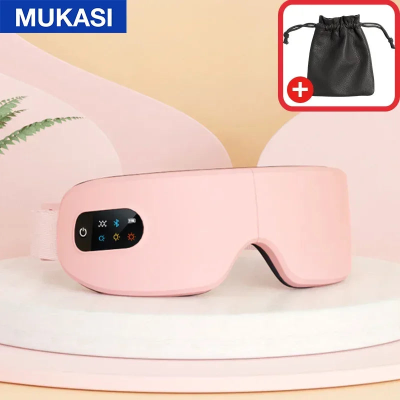 Masajeador de Ojos MUKASI con Calor, Vibración y Bluetooth