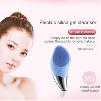 Electric Facial Cleansing Brush Massager Ultrasonic Wash Instrument Deep Pore Cleaning Facial Vibration Massage Relaxation Tools