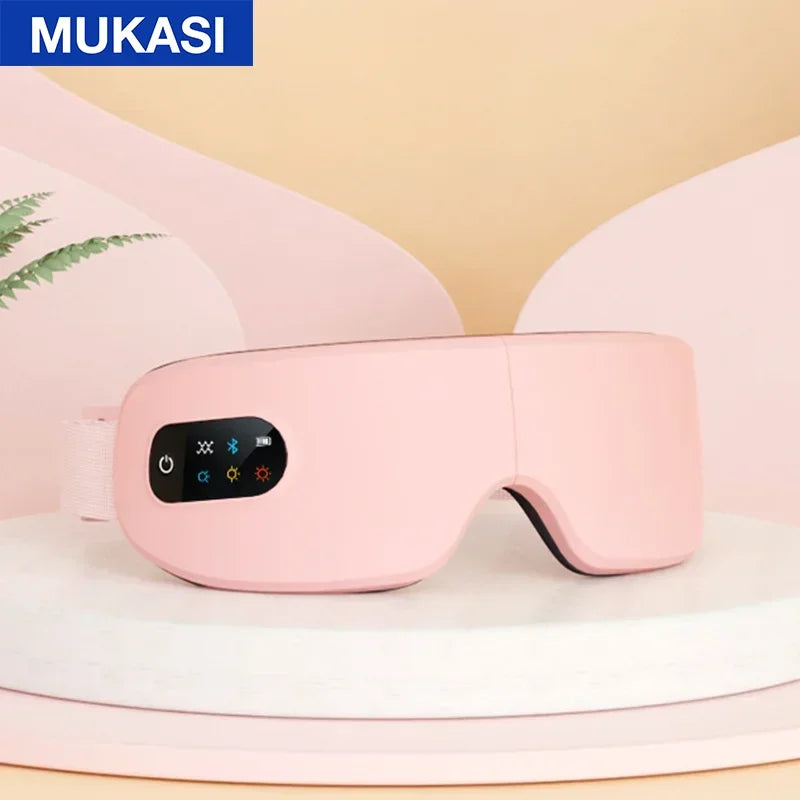 Masajeador de Ojos MUKASI con Calor, Vibración y Bluetooth