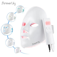 Minimalism 7 Colors LED Facial Mask Photon Therapy Anti-Acne Wrinkle Removal Skin Rejuvenation Face Skin Care Tools