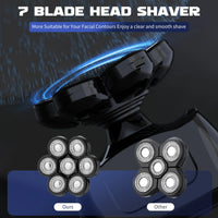 SEJOY Electric Shaver for Men 7D Magnetic Floating Wet/Dry Head Razor Hair Trimmer USB Rechargeable LED Display Beard Trimmers