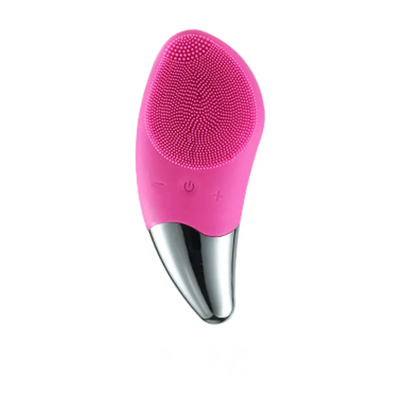 Electric Facial Cleansing Brush Massager Ultrasonic Wash Instrument Deep Pore Cleaning Facial Vibration Massage Relaxation Tools