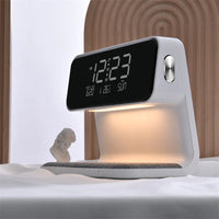 Multifunction Alarm Clock | Wireless Charger Night Lamp