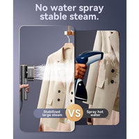 Plancha y Vaporizador de Ropa 2 en 1 Portátil para Viajes