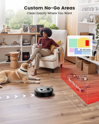 M330 Robot Vacuum and Mop with Lidar Navigation, 450Ml Visible Dustbin with Obstacle Avoidance, Perfect for Hardwood Carpets