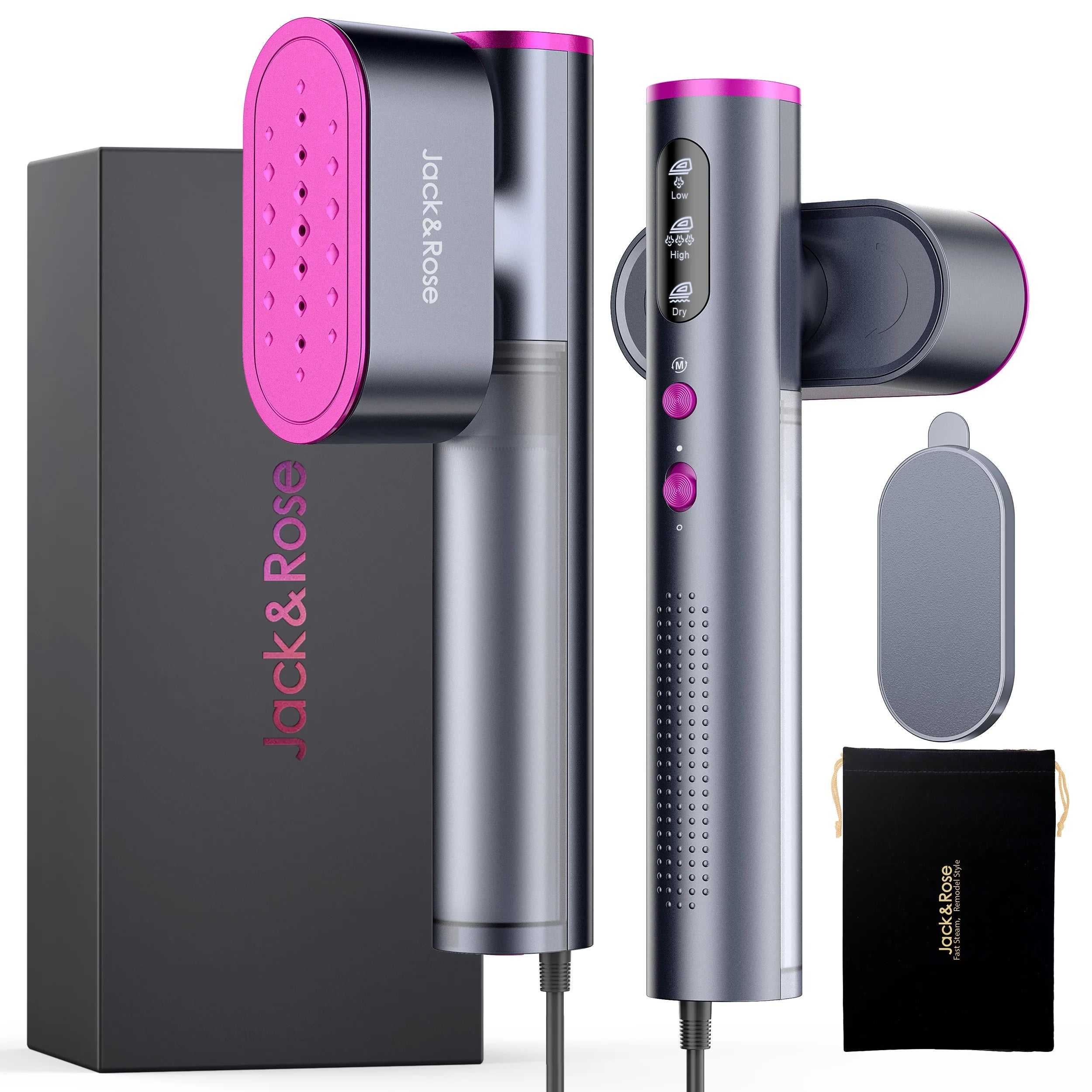 Plancha y Vaporizador de Ropa 2 en 1 Portátil para Viajes