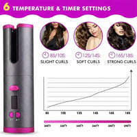 Luxora Cordless Hair Curler Automatic Curling Tool - Portable and Rechargeable