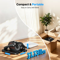 under Desk Elliptical Trainer, Compact Portable Exercise Machine, Adjustable Speed, Low Impact for Home Office, Gift
