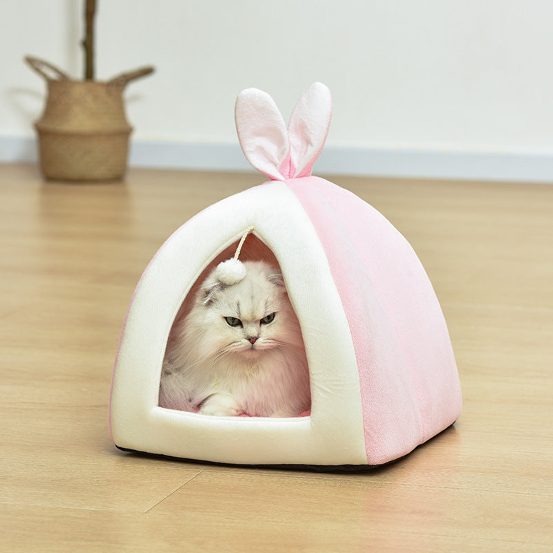 Cama Cueva Acogedora para Gatos y Perros | Rabbit Ear