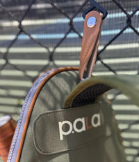 Multi-Sport Crossbody Padel Bag – Fits 2 Padel Rackets, Lightweight 2.07 Lb, Fence Hook, 13” Device Sleeve, Compact Racket Bag for Padel, Tennis & Pickleball