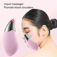 Electric Facial Cleansing Brush Massager Ultrasonic Wash Instrument Deep Pore Cleaning Facial Vibration Massage Relaxation Tools