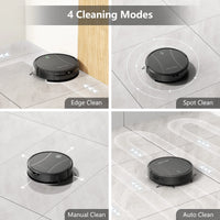 C2 2 in 1 Robot Vacuum and Mop Combo Cleaner, Black