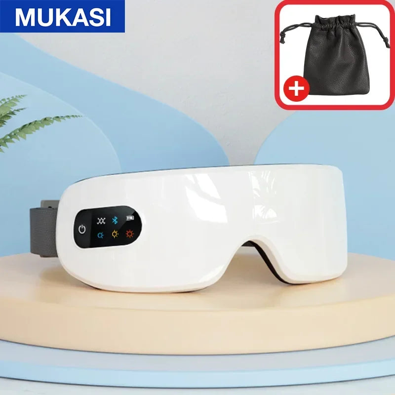 Masajeador de Ojos MUKASI con Calor, Vibración y Bluetooth