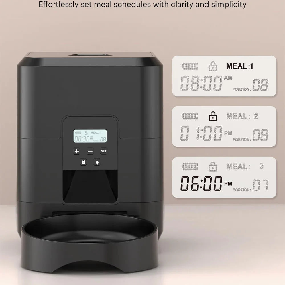 Dispensador Automático de Comida para Perros y Gatos | Alimentación Programada