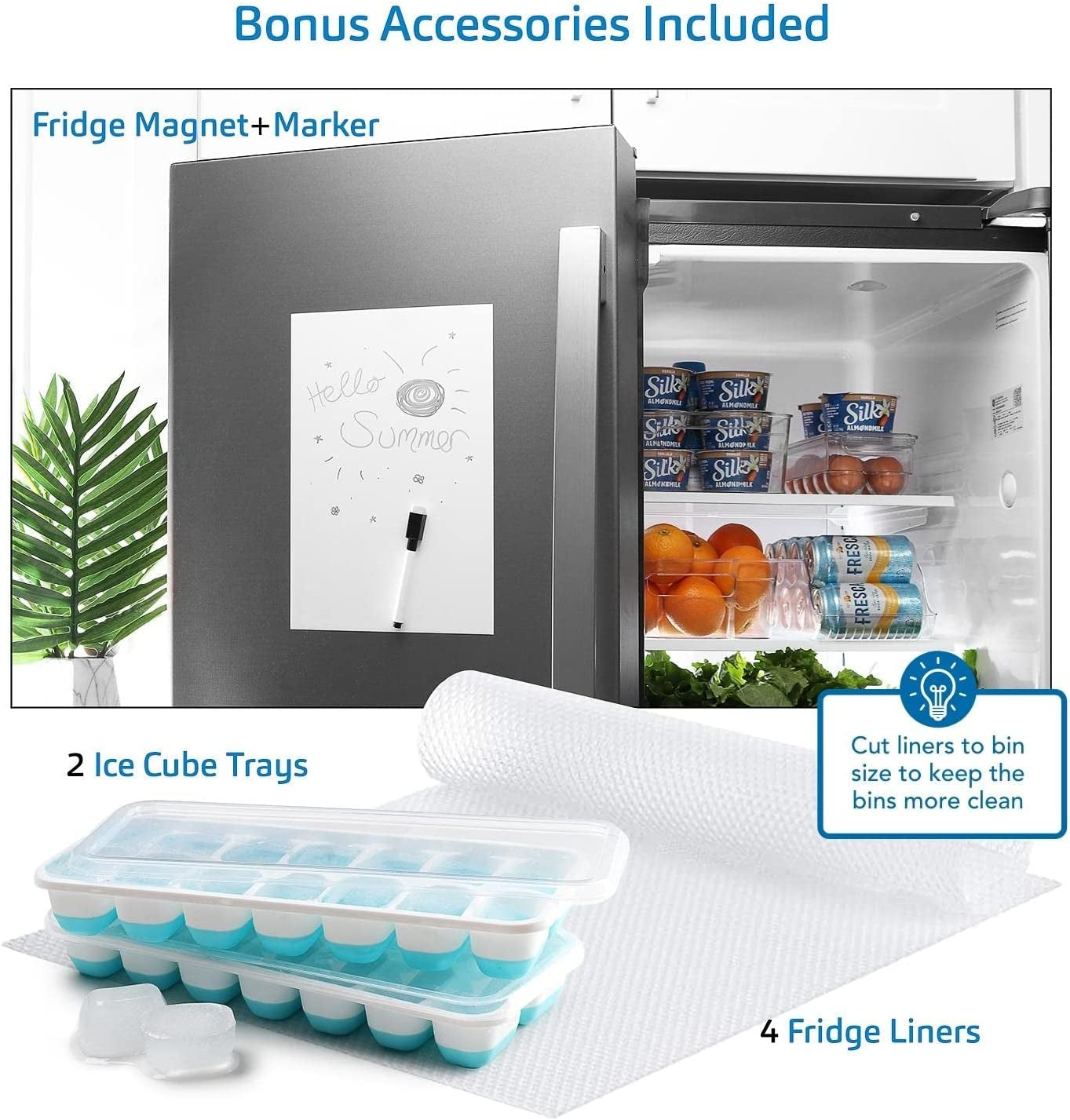 FridgeFlex™ – Organizador de Refrigerador de 8 Piezas