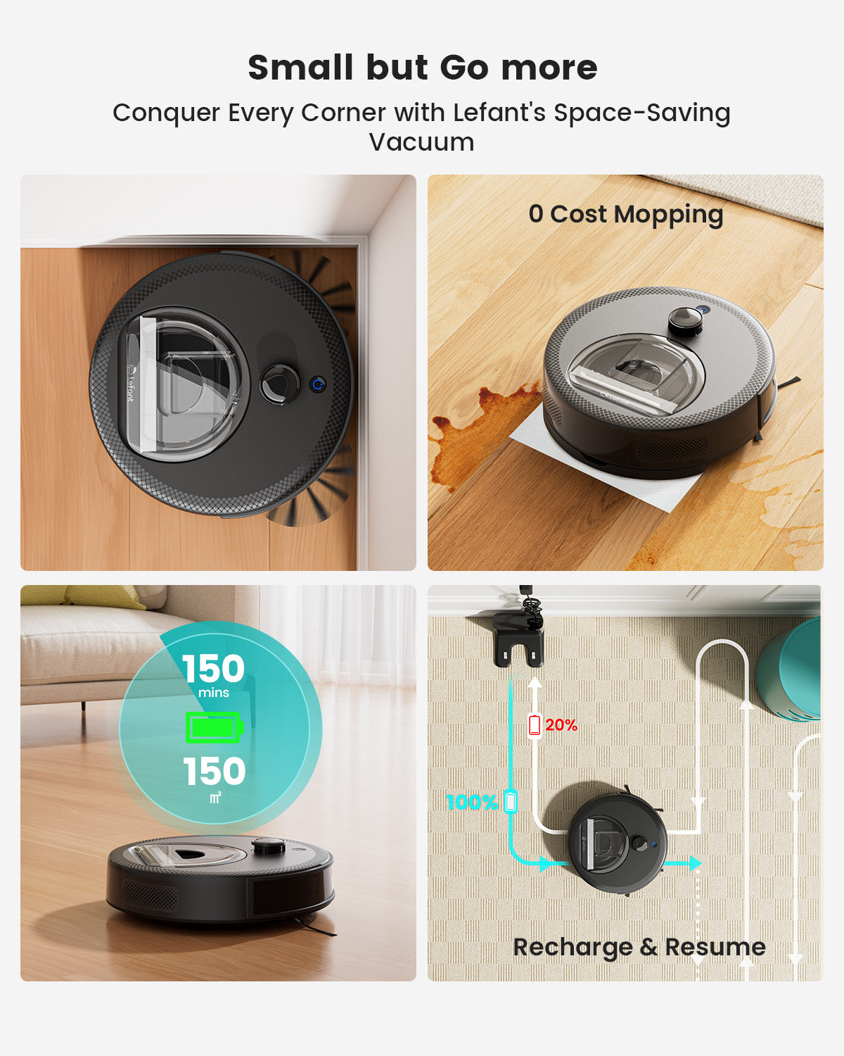 M330 Robot Vacuum and Mop with Lidar Navigation, 450Ml Visible Dustbin with Obstacle Avoidance, Perfect for Hardwood Carpets