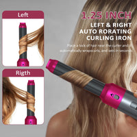 Hair Dryer Brush Set,5 in 1 Hot Air Brush,Negative Ionic Hair Styling Tools,Gray