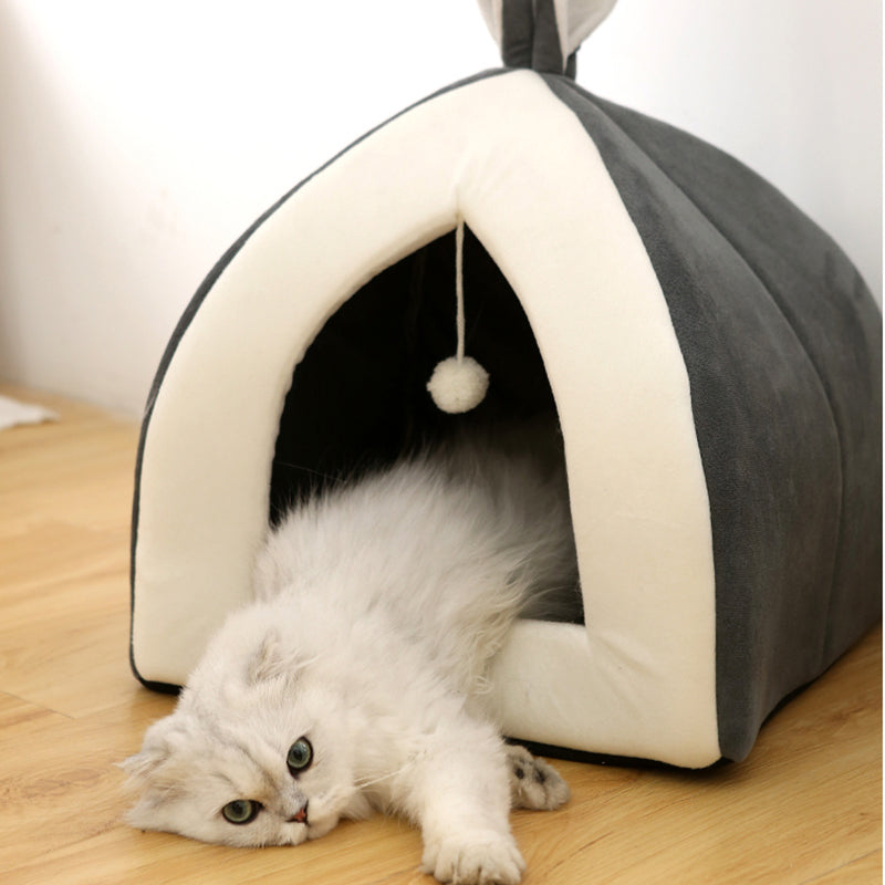 Cama Cueva Acogedora para Gatos y Perros | Rabbit Ear