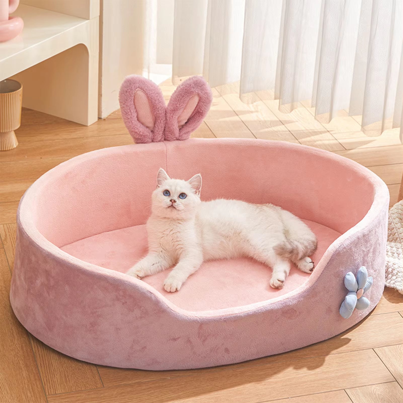 Cama Suave para mascotas Perros y Gatos | Lavable y Desmontable