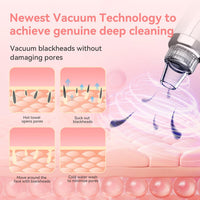 Blackhead Remover Pore Vacuum, USB Rechargeable Face Pore Cleaner Tool