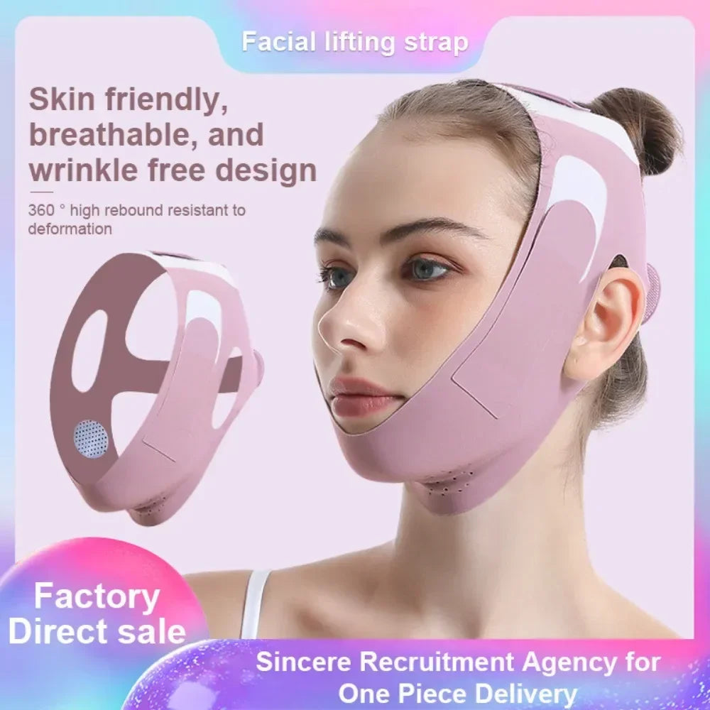 Breathable Face Slimming Bandage V Line Face Shaper Chin Cheek Lift up Belt anti Wrinkle Facial Massager Beauty Skin Care Tools