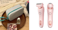 “2-In-1 USB Rechargeable Hair Remover & Epilator – Smooth Shave for Face, Body, and Bikini”