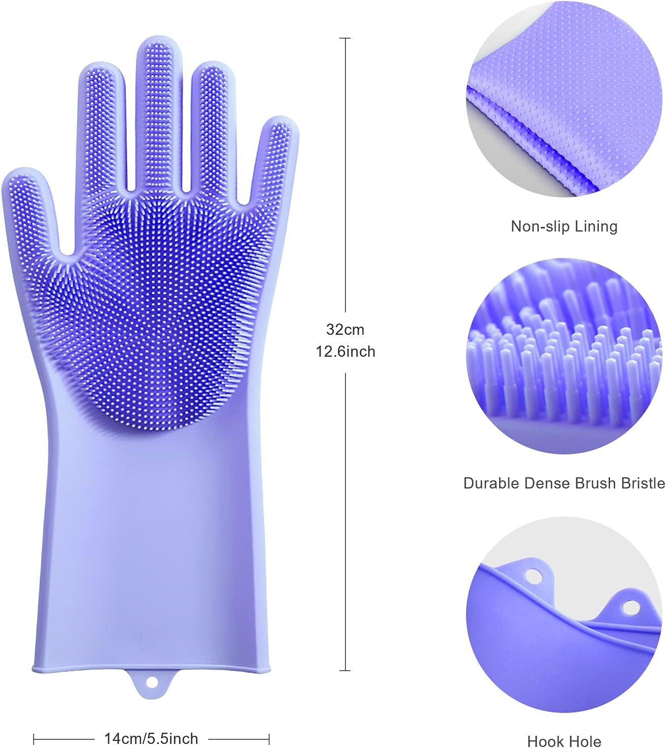 Silicone Scrubber Gloves - The Ultimate Cleaning Solution for Your Home