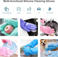 Silicone Scrubber Gloves - The Ultimate Cleaning Solution for Your Home