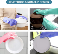 Silicone Scrubber Gloves - The Ultimate Cleaning Solution for Your Home