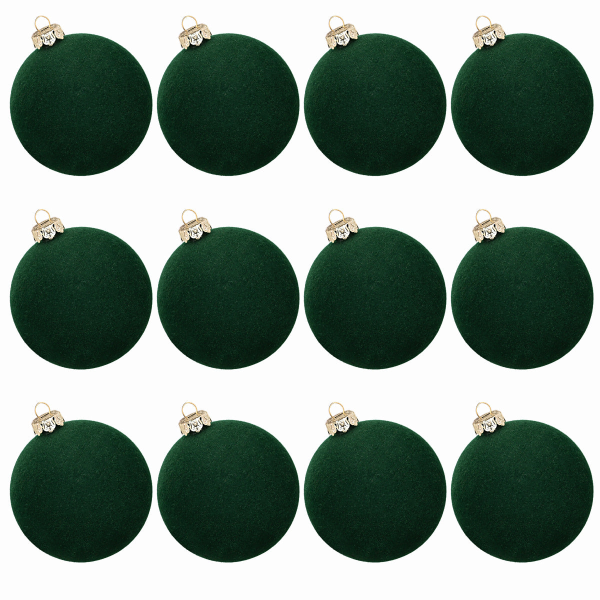 Christmas Ball Flocking Ball Velvet Christmas Ball Christmas Window Decorations Christmas Tree Pendant Flocking Christmas Ball