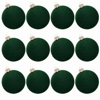 Christmas Ball Flocking Ball Velvet Christmas Ball Christmas Window Decorations Christmas Tree Pendant Flocking Christmas Ball