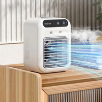 Mini aire acondicionado 3 en 1 para habitación, oficina y coche | Enfriamiento rápido + humidificador