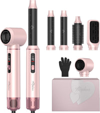 5-In-1 Blow Dryer Brush & Auto-Wrap Air Styler Set