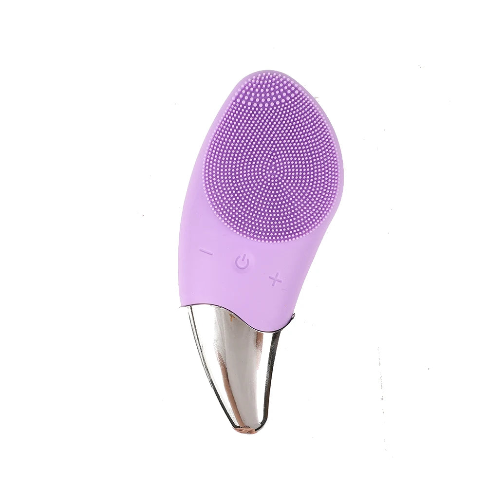 Electric Facial Cleansing Brush Massager Ultrasonic Wash Instrument Deep Pore Cleaning Facial Vibration Massage Relaxation Tools