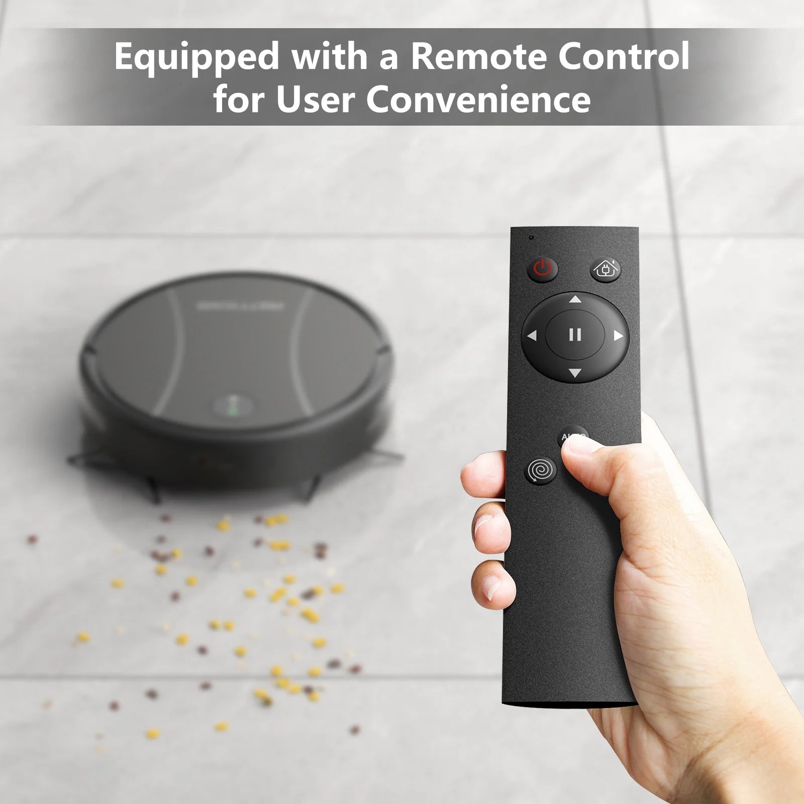 C2 2 in 1 Robot Vacuum and Mop Combo Cleaner, Black