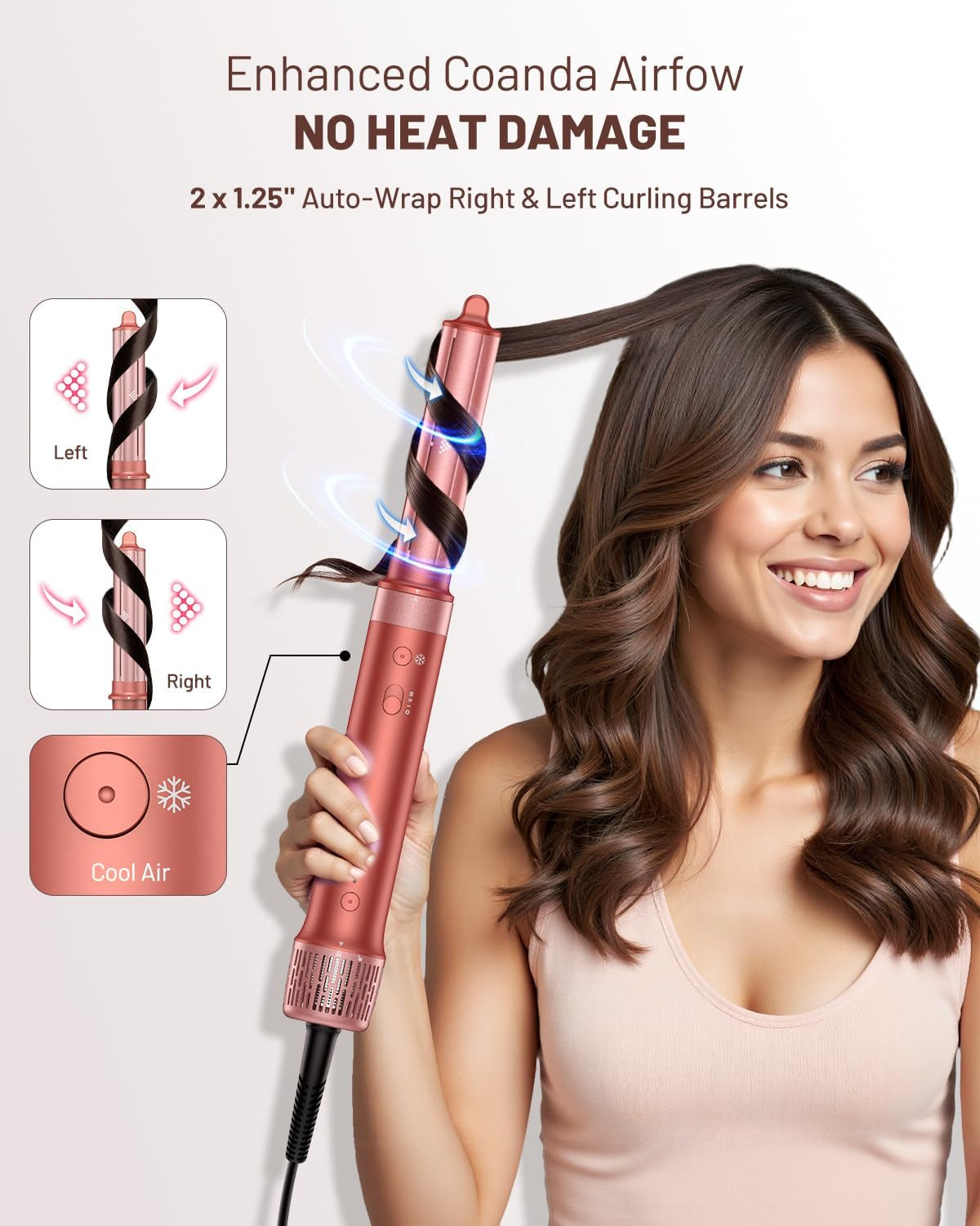 High-Speed Hair Dryer Brush - Hot Air Styler Multi Hair Styler