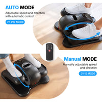 under Desk Elliptical Trainer, Compact Portable Exercise Machine, Adjustable Speed, Low Impact for Home Office, Gift