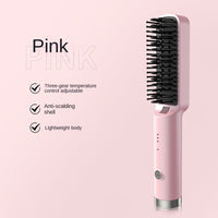 Straight Hair Comb Electric Hot Comb Straight Curly Hair Two-In-One Comb Three-Speed Temperature for Different Needs