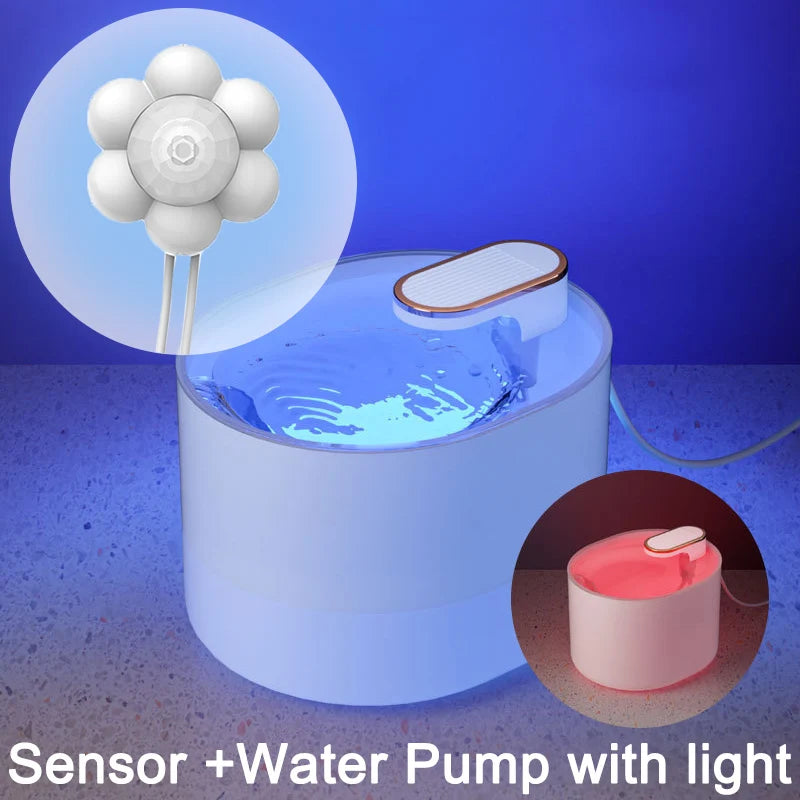 Fuente de Agua Automática 3L para Mascotas | Sensor de Movimiento