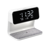 Multifunction Alarm Clock | Wireless Charger Night Lamp